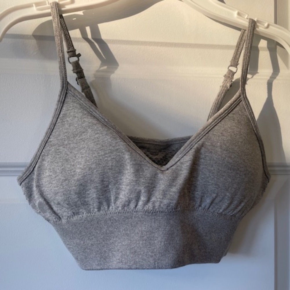 Senita Beyond Seamless Sports Bra - Gray - XS